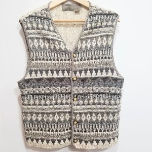 Vintage Structure knit vest
